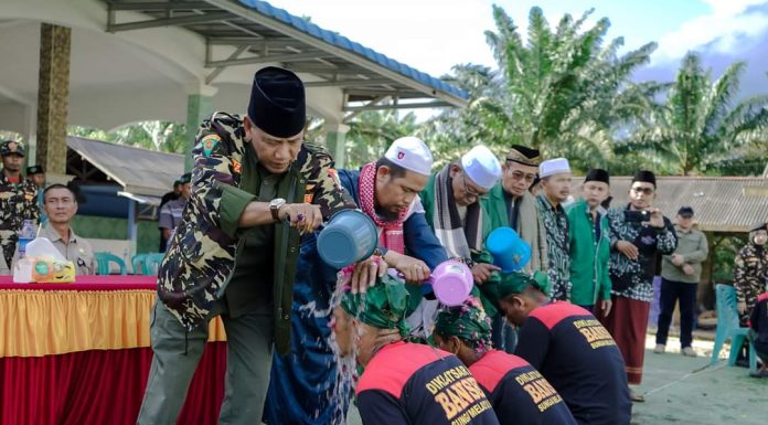 Wabup Ketapang Tutup Diklatsar Banser dan Denwatser