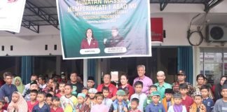 Antusias Puluhan Anak Ikuti Sunat Masal Rangkaian HUT ke-49 PPNI dan 1 Abad Nahdlatul Ulama