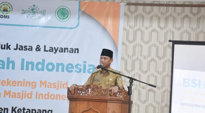 Wabup Farhan Buka Sosialisasi Produk Jasa dan Layanan Bank Syariah Indonesia ke Masjid di Ketapang
