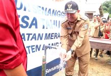 Warga Dusun Senanggeng Meranti Mulai Nikmati Fasilitas Air Bersih
