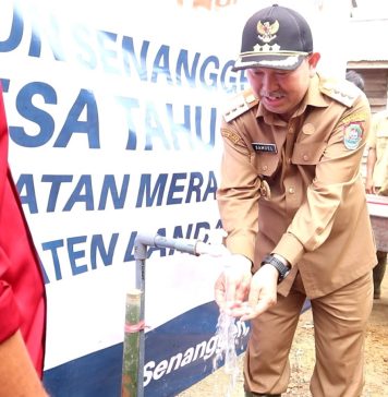 Warga Dusun Senanggeng Meranti Mulai Nikmati Fasilitas Air Bersih