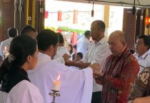 Samuel Hadiri Karnaval Rangkaian HUT ke-6 Pelindung Paroki Santo Yusuf Karangan