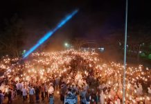 Meriah, Pawai Obor Sambut Bulan Suci Ramadhan 1444 Hijriah di Landak Diikuti Ribuan Peserta