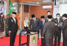 34 Pejabat Dilingkungan Pemkab Ketapang Dilantik, Ini Pesan Martin Rantan