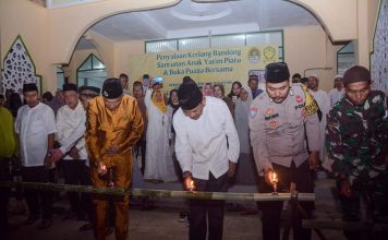 Wabup Ketapang Hadiri Tradisi Penyalaan Keriang Bandong dan Festival Meriam Karbit di Kauman