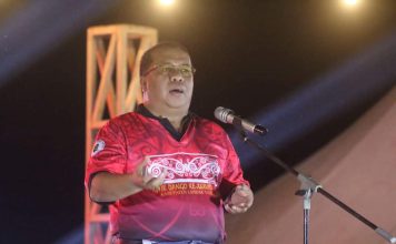 Heri Saman Hadiri Pembukaan Festival Naik Dango ke-XXXVIII di Kabupaten Landak