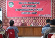 Kendalikan Inflasi Daerah Jelang Hari Raya, Pemkab Landak Gelar Rakor