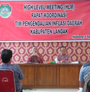 Kendalikan Inflasi Daerah Jelang Hari Raya, Pemkab Landak Gelar Rakor