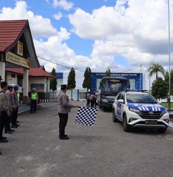 15 Pemudik Ikuti Program Balik Mudik Gratis Bersama Polres Landak