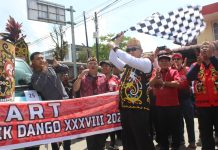 Pawai Budaya Meriahkan Rangkaian Naik Dango ke-38 di Kabupaten Landak