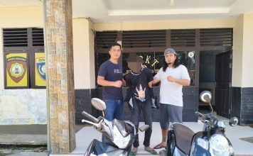 Beraksi Diberbagai Tempat, Pelaku Curanmor Asal Entikong Dibekuk Anggota Polsek Air Besar