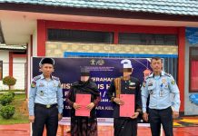 101 Warga Binaan Rutan Kelas IIB Landak Terima Remisi Dihari Idul Fitri