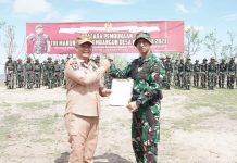 TMMD Ke-116 di Desa Harapan Baru Ketapang Digelar, Sekda : TMMD Beri Dampak Positif