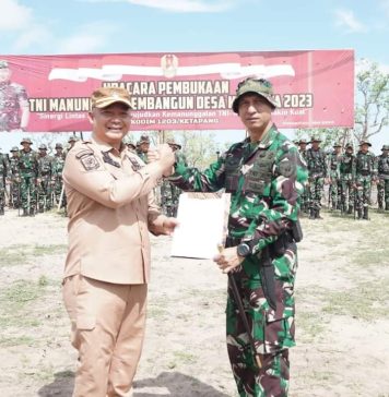 TMMD Ke-116 di Desa Harapan Baru Ketapang Digelar, Sekda : TMMD Beri Dampak Positif