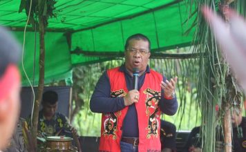 Heri Saman Hadiri Acara Ulang Tahun Kalangkakng Panglima Gagak Hitam Ke -5