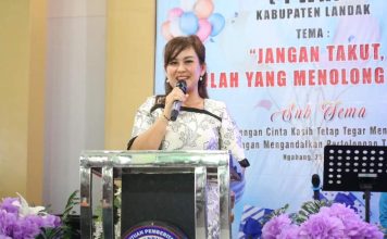 Ketua Komisi C DPRD Landak Margareta Hadiri Perayaan Ulang Tahun Ke-6 PWKI
