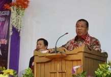 Heri Saman Hadiri Perayaan Paskah Gabungan GKSI Sektor Kuala Behe