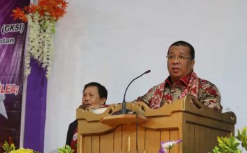 Heri Saman Hadiri Perayaan Paskah Gabungan GKSI Sektor Kuala Behe