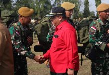 Heri Saman Harapakan Kehadiran Personil Pamtas RI-MLY Dapat Beri Rasa Aman Kepada Masyarakat