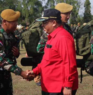 Heri Saman Harapakan Kehadiran Personil Pamtas RI-MLY Dapat Beri Rasa Aman Kepada Masyarakat