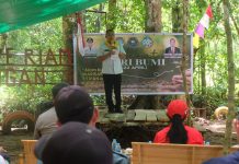 Sekda Landak Buka Peringatan Hari Bumi di Riam Angan Tembawang