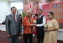 Hadiri Pelepasan Siswa SMA N 1 Ngabang, Ini Pesan Samuel