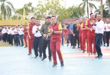 Pererat Soliditas, TNI Polri, Forkopimda Provinsi Kepri dan Insan Pers Gelar Olah Raga Bersama