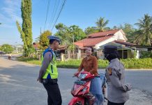 Tilang Manual Kembali Diberlakukan, Polres Landak Gelar Sosialisasi Kepengguna Jalan