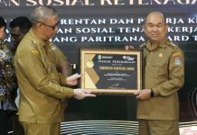 Pemkab Landak Raih Penghargaan Gerakan Perlindungan 1 Desa 100 Pekerja Rentan