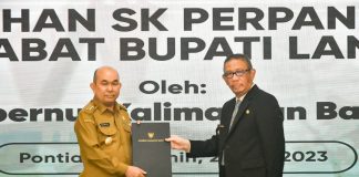 Jabatan Penjabat Bupati Landak Diperpanjang, Samuel Terima SK Dari Gubenur Kalbar