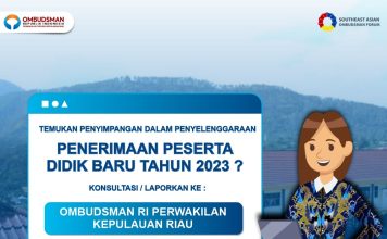 Ombudsman Kepri Buka Posko Pengaduan PPDB 2023