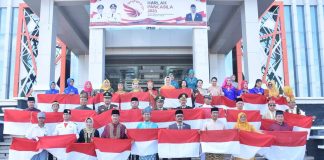 Pemkab Ketapang Lounching Gerakan Sepuluh Juta Bendera Merah Putih Pada Peringatan Hari Lahir Pancasila