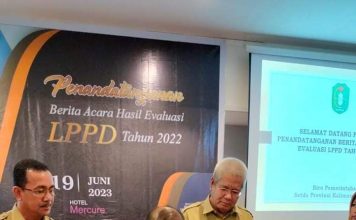 Wakili Bupati Tandatangani Berita Acara EPPD, Sekda Ingin Wujudkan Good Governance di Ketapang