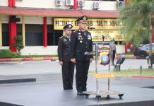 Polresta Barelang Gelar Upacara Peringatan Hari Lahir Pancasila