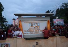 Samuel Hadiri Peresmian dan Pemberkatan Gereja Tri Tunggal Maha Kudus Sompak