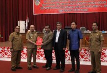 Pj Bupati Samuel Sampaikan Pidato Pengantar Rapeda Pertanggungjawaban Pelaksanaan APBD TA 2022