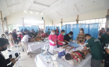 Antusias Masyarakat Hadiri Baksos PMI Pada Perayaan KFS ke 99 Tahun