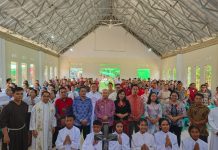 Samuel Hadiri Perayaan Ulang Tahun ST. Pelindung Gereja Katolik ST Thomas More Stasi Dano