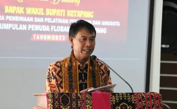 Wabup Ketapang Tutup Kegiatan Pembinaa dan Pelatihan Pengurus Flobamora