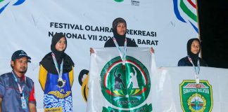 Mebanggakan, Adelia Sumbangkan Emas Untuk Ketapang Dalam Fornas VII Jabar