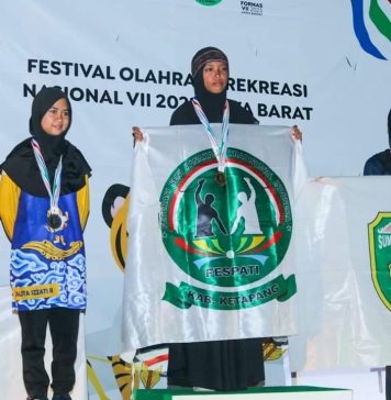 Mebanggakan, Adelia Sumbangkan Emas Untuk Ketapang Dalam Fornas VII Jabar