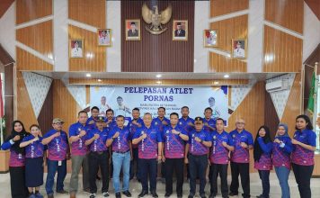Sekda Lepas Atlet Ketapang Berlaga Dalam Pornas Korpri XVI Semarang Tahun 2023