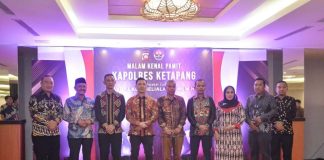 Kenal Pamit Kapolres Ketapang, Bupati Martin Rantan Harapkan Kapolres Baru Dapat Jalin Komunikasi Baik