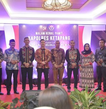 Kenal Pamit Kapolres Ketapang, Bupati Martin Rantan Harapkan Kapolres Baru Dapat Jalin Komunikasi Baik