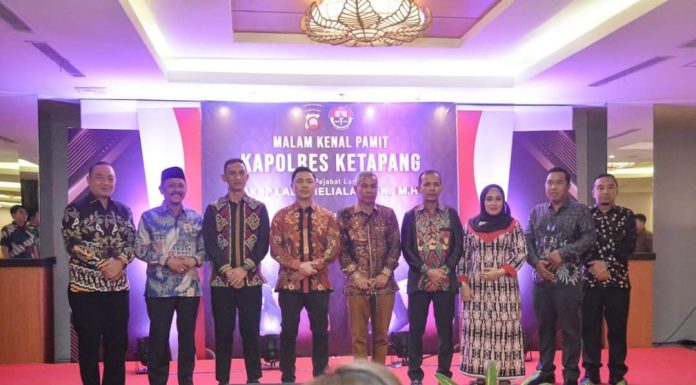 Kenal Pamit Kapolres Ketapang, Bupati Martin Rantan Harapkan Kapolres Baru Dapat Jalin Komunikasi Baik