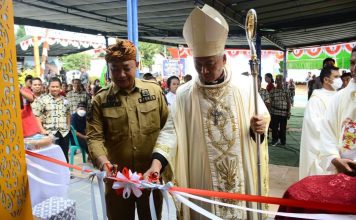 Sekda Ketapang Resmikan Gereja Stasi ST. Ambrosius Sukaria dan Paroki ST. Stefanus Kendawangan