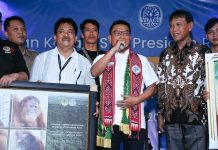 Kepala Staff Kepresidenan Republik Indonesia Moeldoko Kunjungu YIARI Ketapang