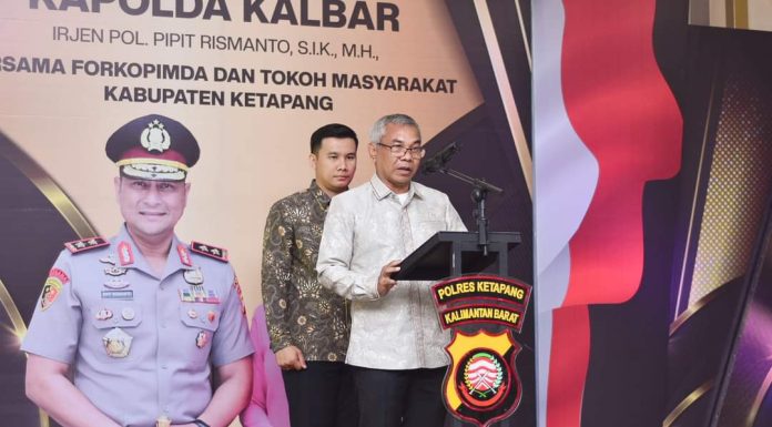 Dihadapan Kapolda Kalbar, Bupati Martin Rantan : Ketapang Daerah Yang Aman