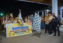 Wabup Farhan Lepas Lomba Karnaval HUT Ke -13 Sako Pramuka Peduli Ketapang