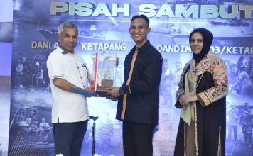 Dandim 1203 dan Danlanal Ketapang Berganti